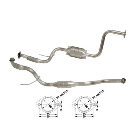 CAT e DPF Magnaflow a montaggio diretto Catalizzatore Magnaflow per MERCEDES | race-shop.it