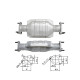 CAT e DPF Magnaflow a montaggio diretto Catalizzatore Magnaflow per MG ROVER | race-shop.it