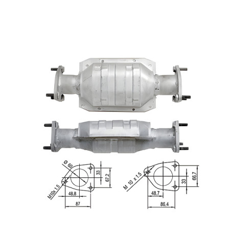 CAT e DPF Magnaflow a montaggio diretto Catalizzatore Magnaflow per MG ROVER | race-shop.it