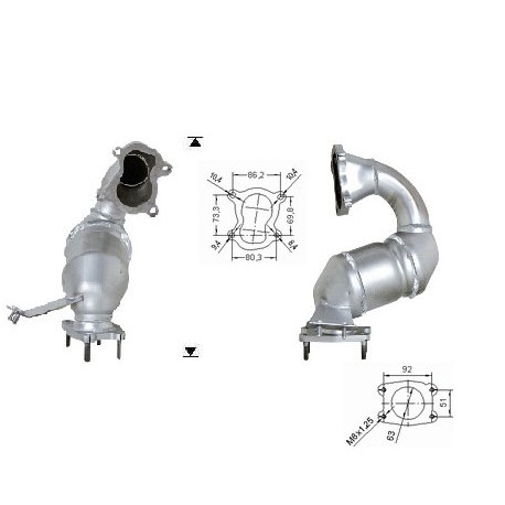 CAT e DPF Magnaflow a montaggio diretto Catalizzatore Magnaflow per MITSUBISHI | race-shop.it
