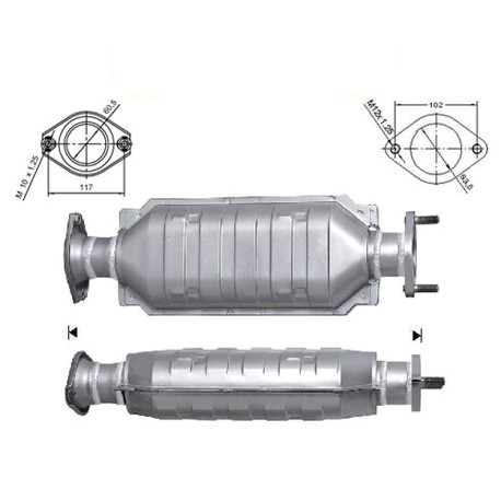 CAT e DPF Magnaflow a montaggio diretto Catalizzatore Magnaflow per MITSUBISHI | race-shop.it