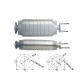 CAT e DPF Magnaflow a montaggio diretto Catalizzatore Magnaflow per MITSUBISHI | race-shop.it