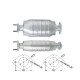 CAT e DPF Magnaflow a montaggio diretto Catalizzatore Magnaflow per MITSUBISHI | race-shop.it