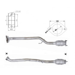 Catalizzatore Magnaflow per NISSAN