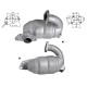 CAT e DPF Magnaflow a montaggio diretto Catalizzatore Magnaflow per NISSAN | race-shop.it