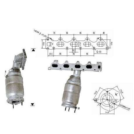 CAT e DPF Magnaflow a montaggio diretto Catalizzatore Magnaflow per OPEL | race-shop.it