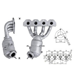 Catalizzatore Magnaflow per OPEL