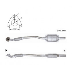Catalizzatore Magnaflow per OPEL