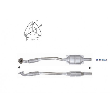 CAT e DPF Magnaflow a montaggio diretto Catalizzatore Magnaflow per OPEL | race-shop.it