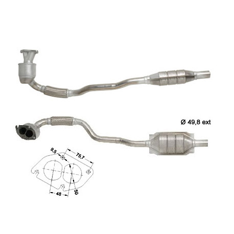 CAT e DPF Magnaflow a montaggio diretto Catalizzatore Magnaflow per OPEL | race-shop.it