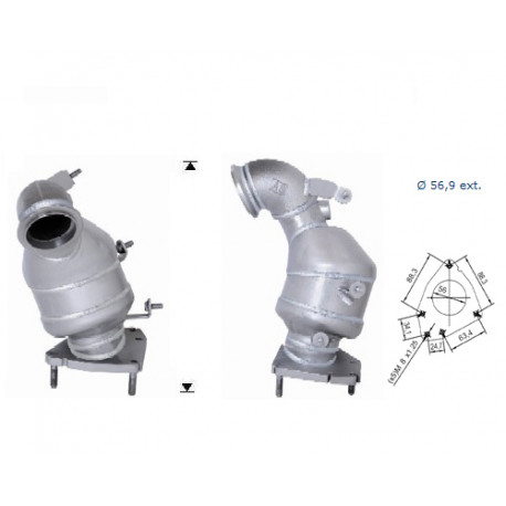 CAT e DPF Magnaflow a montaggio diretto Catalizzatore Magnaflow per OPEL | race-shop.it