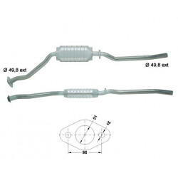Catalizzatore Magnaflow per OPEL
