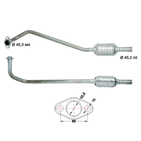 CAT e DPF Magnaflow a montaggio diretto Catalizzatore Magnaflow per OPEL | race-shop.it