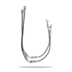 Pedders 692001 Extended Braided Brake Hose Kit