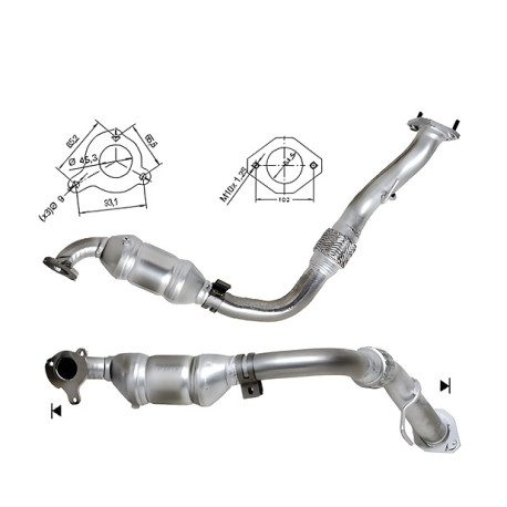 CAT e DPF Magnaflow a montaggio diretto Catalizzatore Magnaflow per OPEL | race-shop.it