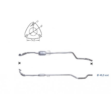 CAT e DPF Magnaflow a montaggio diretto Catalizzatore Magnaflow per OPEL | race-shop.it