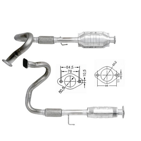 CAT e DPF Magnaflow a montaggio diretto Catalizzatore Magnaflow per OPEL | race-shop.it