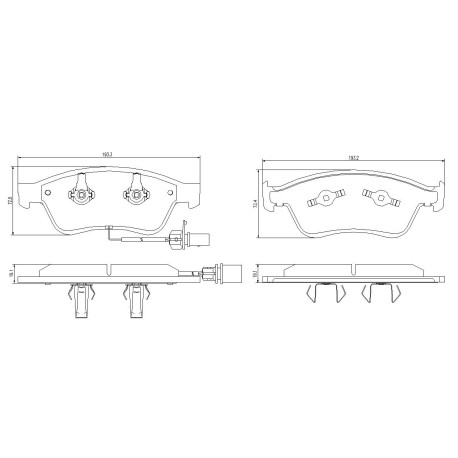 Freni Pedders Pasticche freno Pedders 6720062E SportsRyder EURO Kevlar Ceramic (con sensore) | race-shop.it