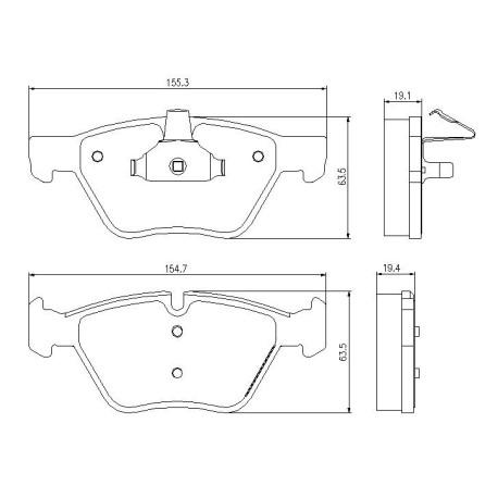 Freni Pedders Pedders 6720047E EURO Ceramic Brake Pads | race-shop.it