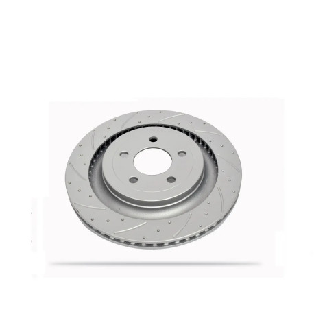 Freni Pedders Pedders 6560088SGL Slotted & Dimpled Geomet Coated Rotor | race-shop.it