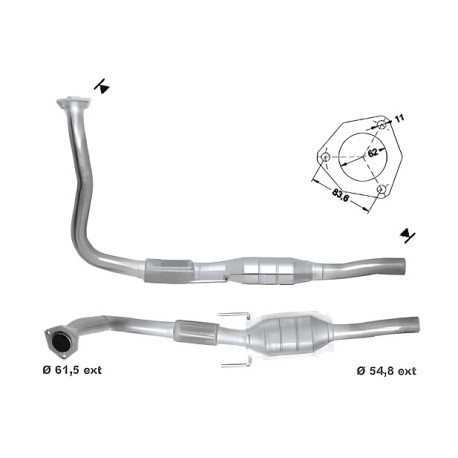 CAT e DPF Magnaflow a montaggio diretto Catalizzatore Magnaflow per OPEL | race-shop.it