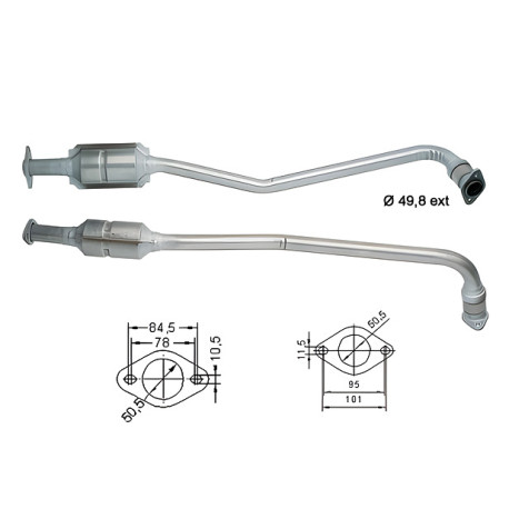 CAT e DPF Magnaflow a montaggio diretto Catalizzatore Magnaflow per OPEL | race-shop.it