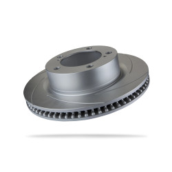 Pedders 6210990SGR Slotted Geomet Coated Rotor