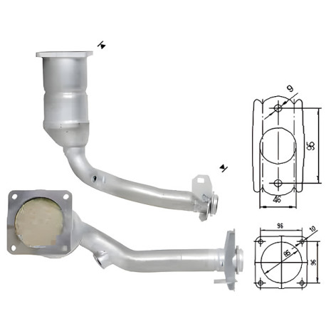 CAT e DPF Magnaflow a montaggio diretto Catalizzatore Magnaflow per PEUGEOT | race-shop.it