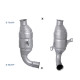CAT e DPF Magnaflow a montaggio diretto Catalizzatore Magnaflow per PEUGEOT | race-shop.it
