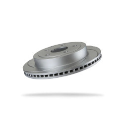 Disco freno scanalato Pedders 6113870SGL Geomet Coated