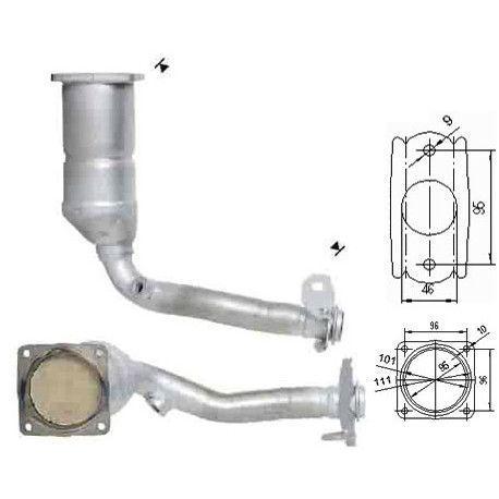CAT e DPF Magnaflow a montaggio diretto Catalizzatore Magnaflow per PEUGEOT | race-shop.it