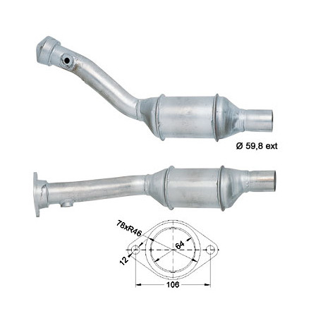 CAT e DPF Magnaflow a montaggio diretto Catalizzatore Magnaflow per PEUGEOT | race-shop.it