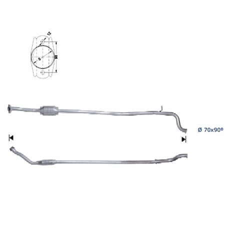 CAT e DPF Magnaflow a montaggio diretto Catalizzatore Magnaflow per PEUGEOT | race-shop.it