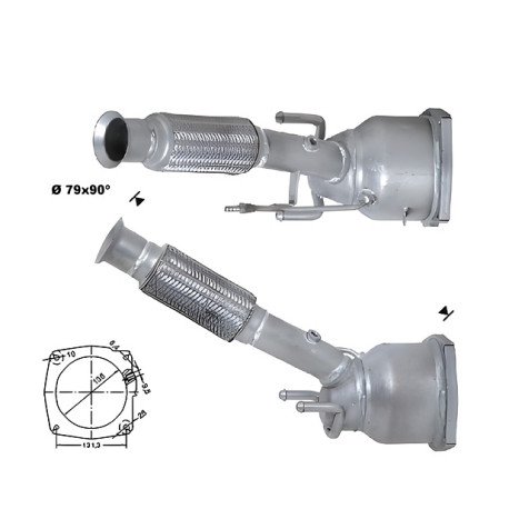 CAT e DPF Magnaflow a montaggio diretto Catalizzatore Magnaflow per PEUGEOT | race-shop.it