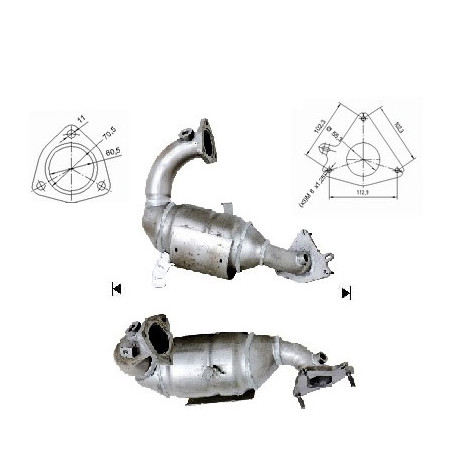 CAT e DPF Magnaflow a montaggio diretto Catalizzatore Magnaflow per RENAULT | race-shop.it