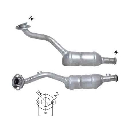 CAT e DPF Magnaflow a montaggio diretto Catalizzatore Magnaflow per RENAULT | race-shop.it