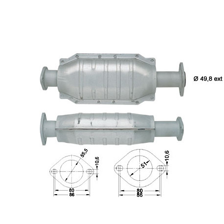 CAT e DPF Magnaflow a montaggio diretto Catalizzatore Magnaflow per RENAULT | race-shop.it