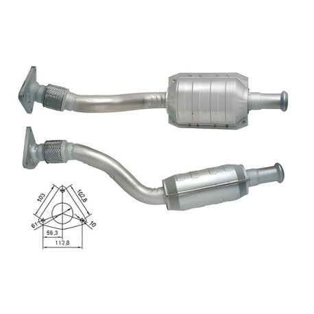CAT e DPF Magnaflow a montaggio diretto Catalizzatore Magnaflow per RENAULT | race-shop.it