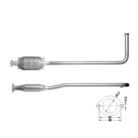 CAT e DPF Magnaflow a montaggio diretto Catalizzatore Magnaflow per RENAULT | race-shop.it