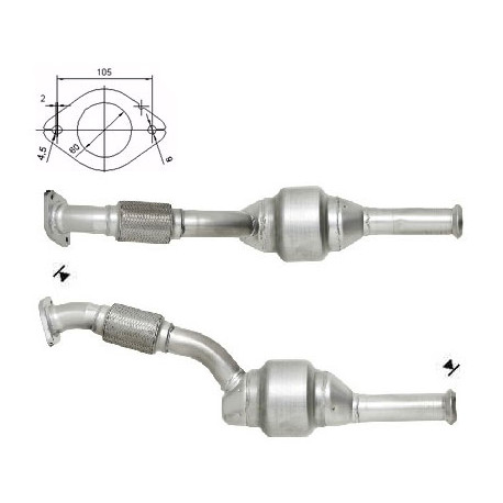 CAT e DPF Magnaflow a montaggio diretto Catalizzatore Magnaflow per RENAULT | race-shop.it