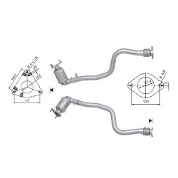 Catalizzatore Magnaflow per RENAULT