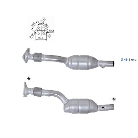 CAT e DPF Magnaflow a montaggio diretto Catalizzatore Magnaflow per RENAULT | race-shop.it