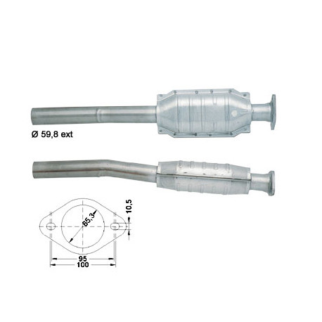 CAT e DPF Magnaflow a montaggio diretto Catalizzatore Magnaflow per RENAULT | race-shop.it