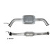 CAT e DPF Magnaflow a montaggio diretto Catalizzatore Magnaflow per RENAULT | race-shop.it