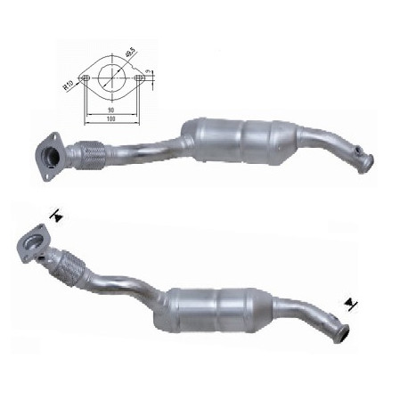 CAT e DPF Magnaflow a montaggio diretto Catalizzatore Magnaflow per RENAULT | race-shop.it