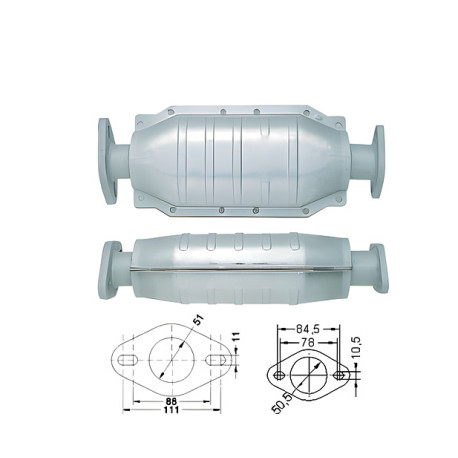 CAT e DPF Magnaflow a montaggio diretto Catalizzatore Magnaflow per ROVER | race-shop.it