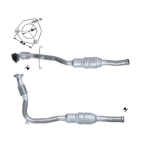CAT e DPF Magnaflow a montaggio diretto Catalizzatore Magnaflow per SAAB | race-shop.it