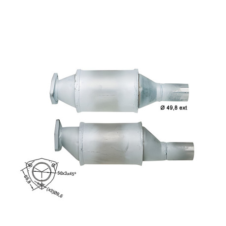 CAT e DPF Magnaflow a montaggio diretto Catalizzatore Magnaflow per SEAT VOLKSWAGEN | race-shop.it