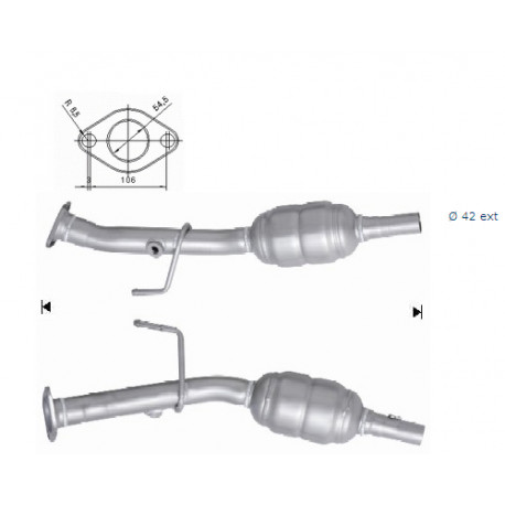 CAT e DPF Magnaflow a montaggio diretto Catalizzatore Magnaflow per SMART | race-shop.it