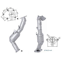 Catalizzatore Magnaflow per SUBARU
